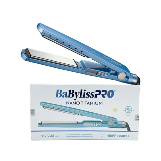 Plancha Babyliss Pro Iónica Nano Titanium