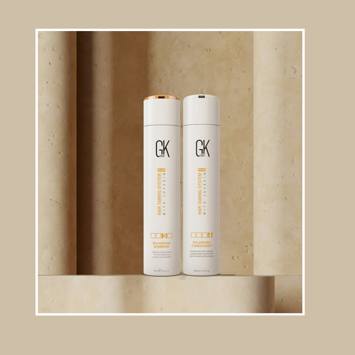 Shampoo y Acondicionador Moisturizing 300 ml c/u Gk Hair