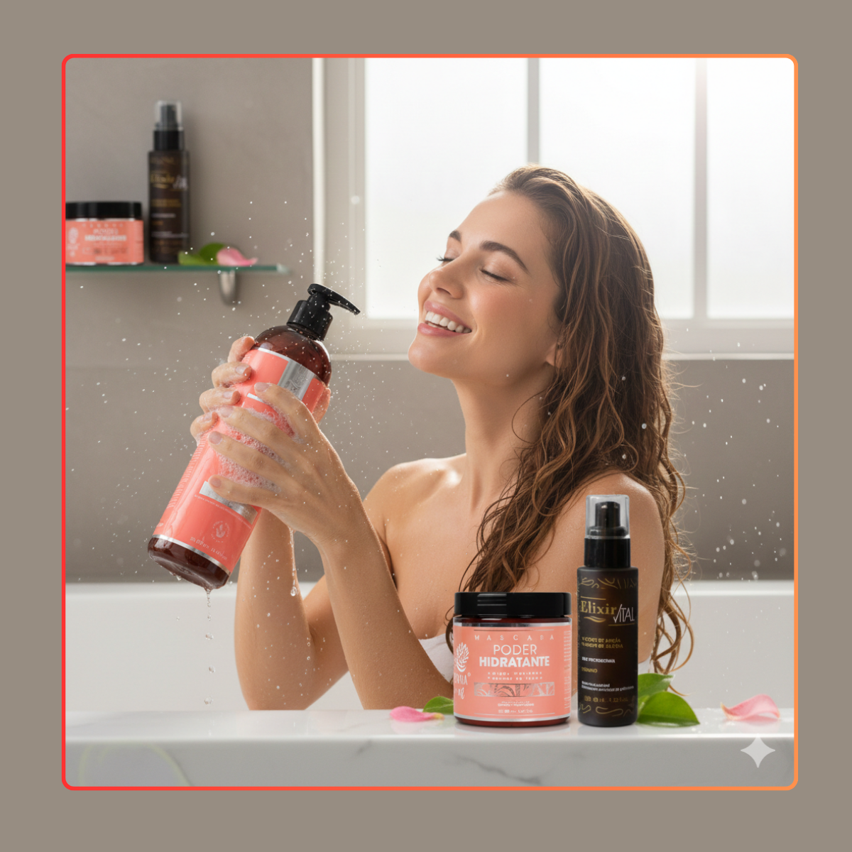 Shampoo Poder Hidratante y Mascara+Serum Marina Vital