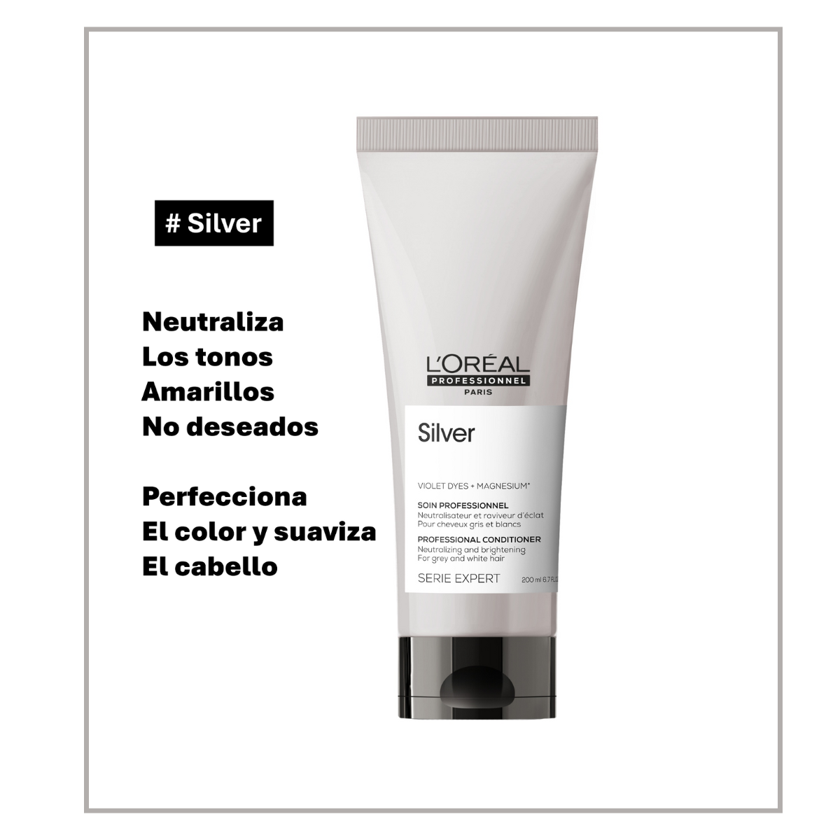 Acondicionador Silver Loreal Serieexpert