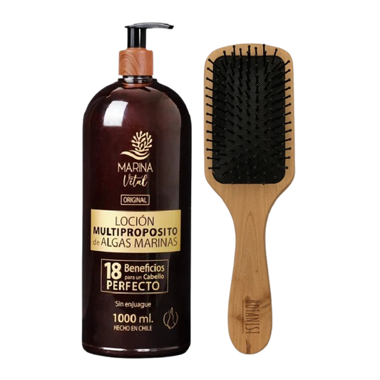Loción Multiproposito Marina Vital 1 Ltr + Cepillo Madera