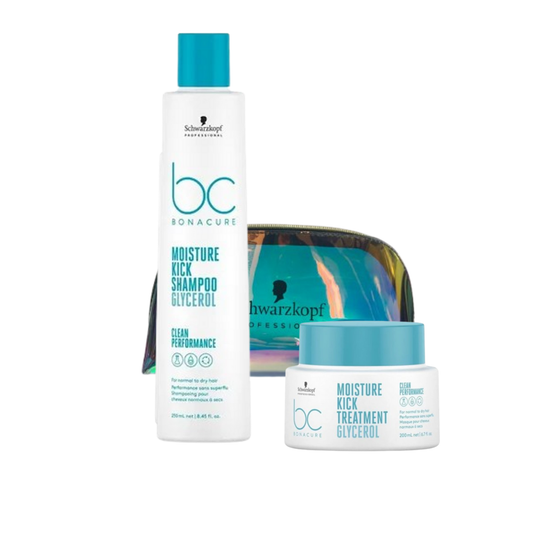 Kit Shampoo + Máscara Bc Moisture Kick Glycerol Schwarzkopf.