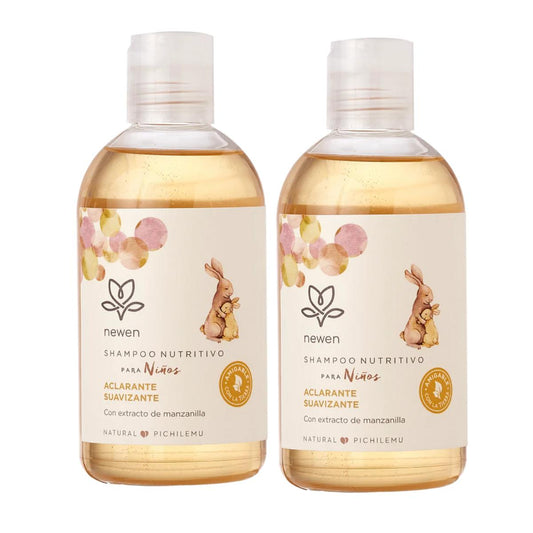 Shampoo Niño (a) Nutritivo Con Manzanilla Pack (2) Newen