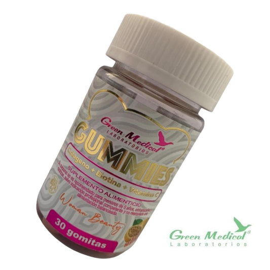 Gummies Woman Beauty Biotina + Colageno + Vit C X 30 Gomitas Sabor Maracuyá