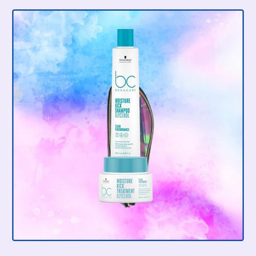 Kit Shampoo + Máscara Bc Moisture Kick Glycerol Schwarzkopf.