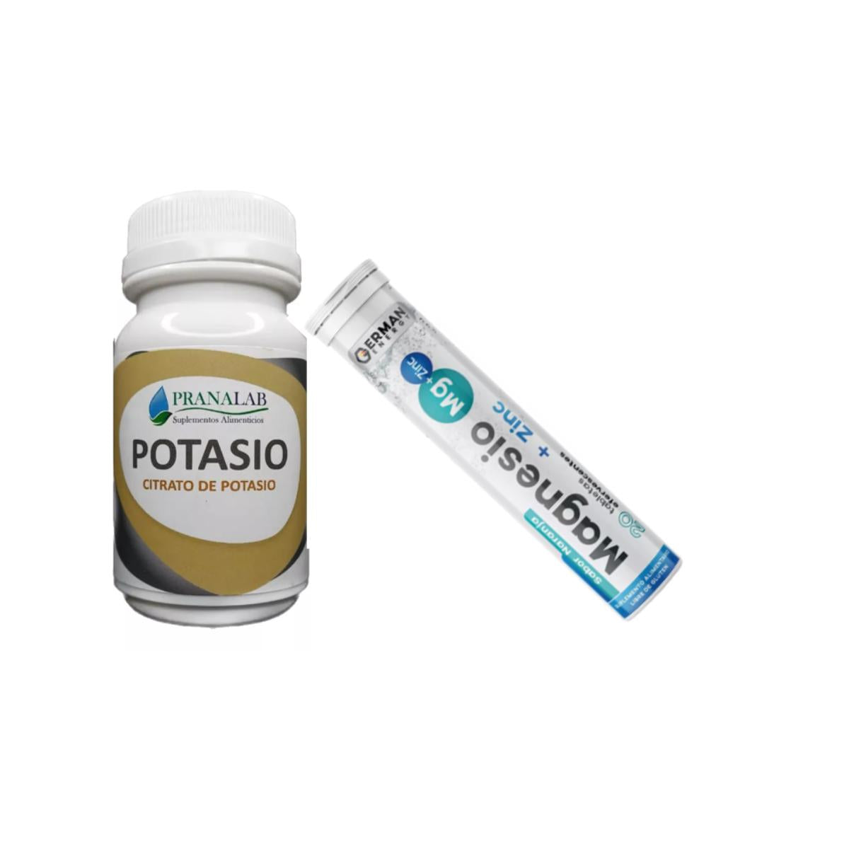 Magnesio + Zinc + Potasio Citrato de Potasio