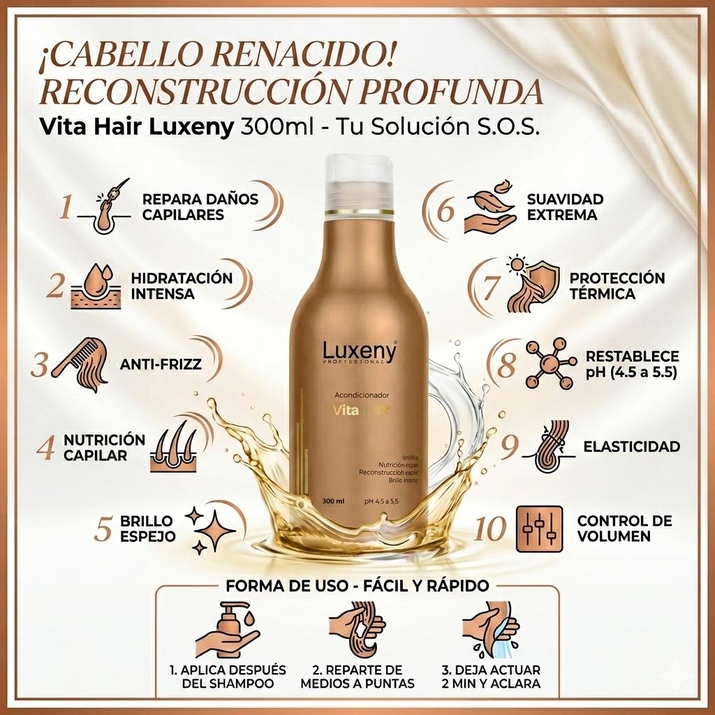 Acondicionador Reconstrucción Vita Hair 300 ml