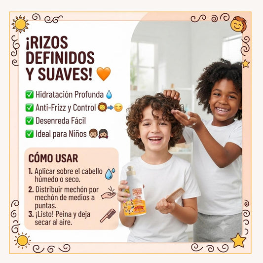 Crema De Peina Clubinho Cabellos Rizados 300 Ml Gota Dorada