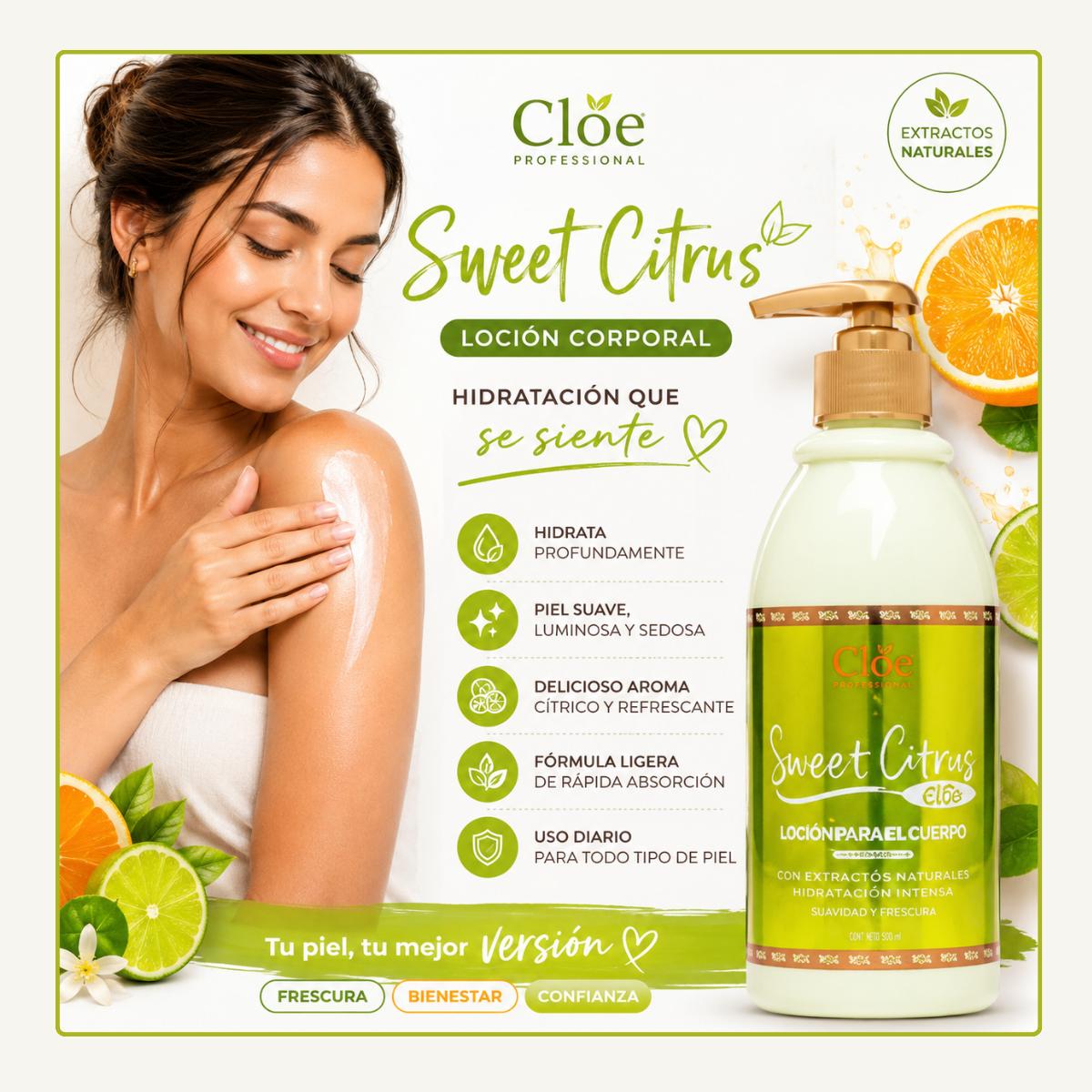 Locion Sweet Citrus Cloe Professional 500 ml