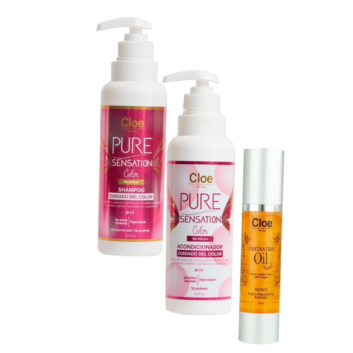 Shampoo + Acondicionador Pure Sensation Color + SerumPearl