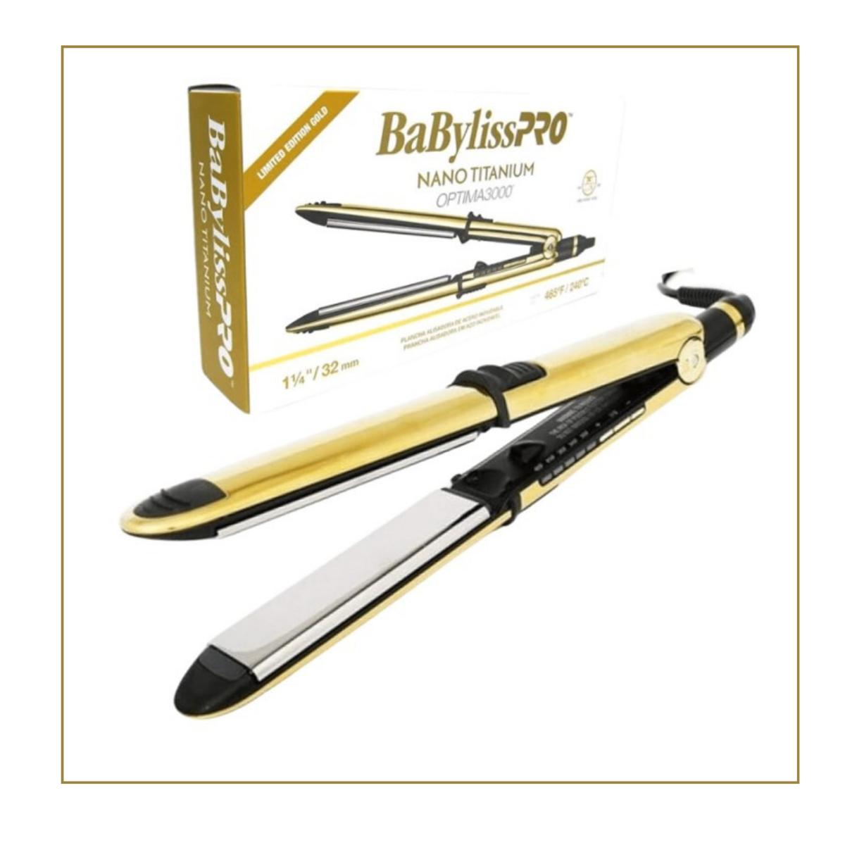 Plancha De Pelo Babylisspro Nano Titanium Optima 3000 GOLD