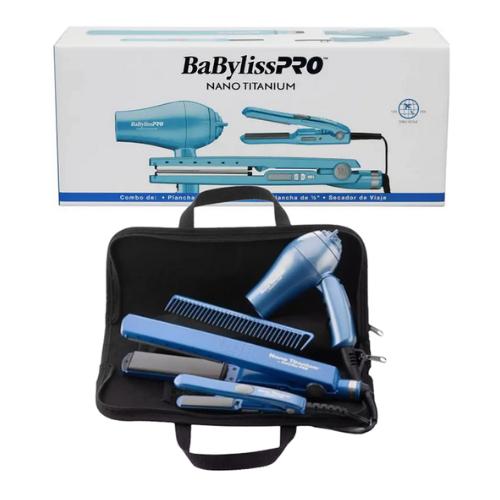 Kit Travel Planchas Y Secador 4 Unidades Babylisspro