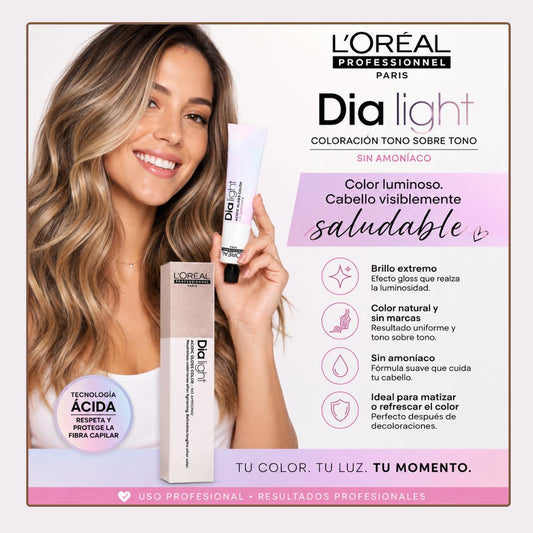 Tintura LP Dia Lights 9.82 Rubio Claro Moca Irizado 60 ml