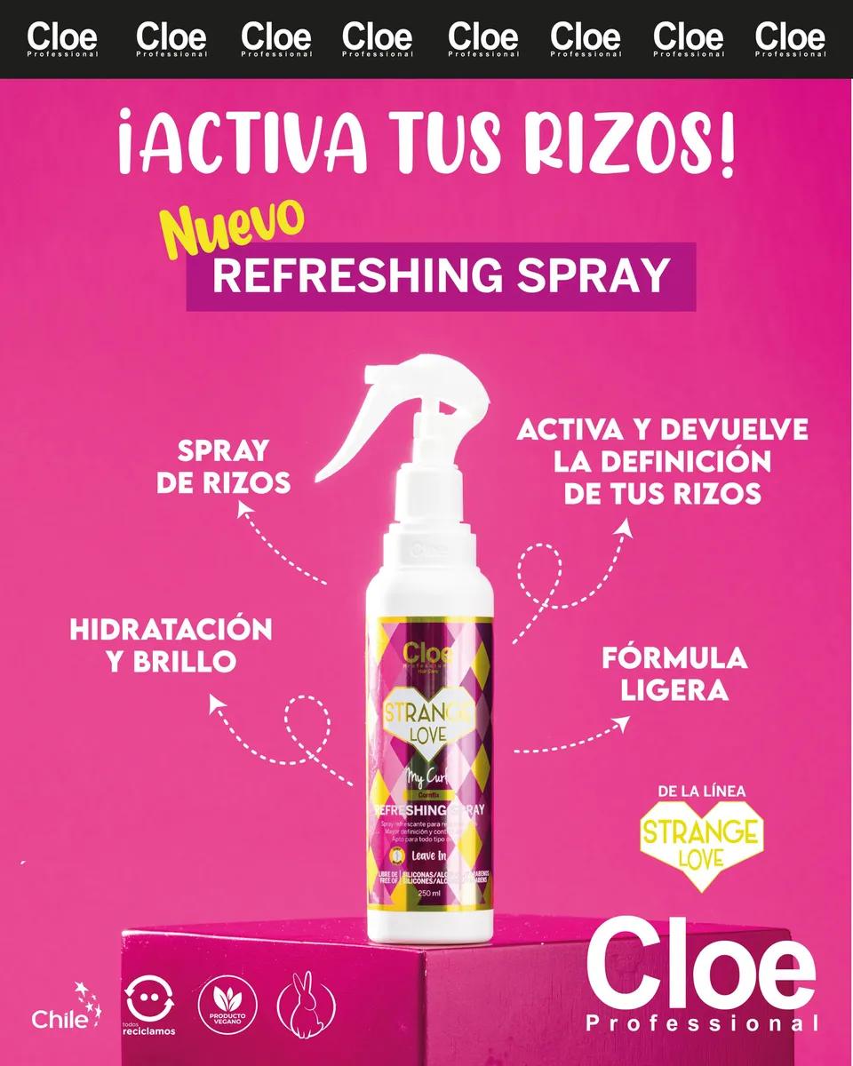 Refreshing Spray Leve In Starnge Love My Curls 250 ml Cloe Professional