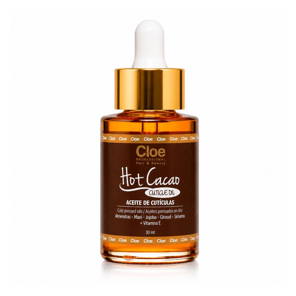 Aceite de Cuticulas Hot Cacao  30 ml Cloe Professional