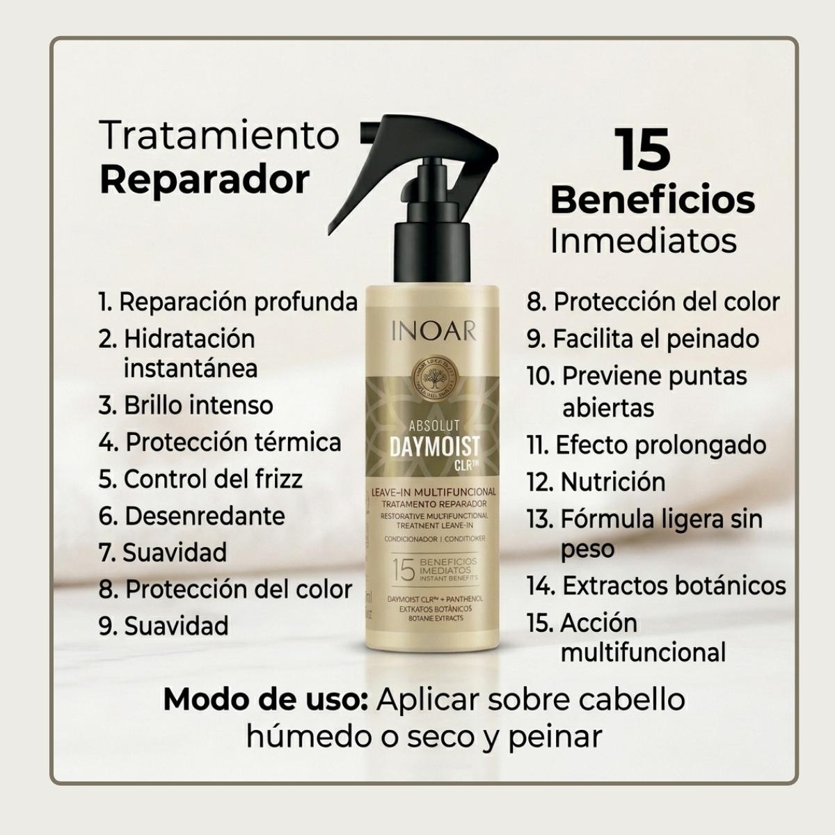 Inoar Spray Leave In Daymoist 200 ml
