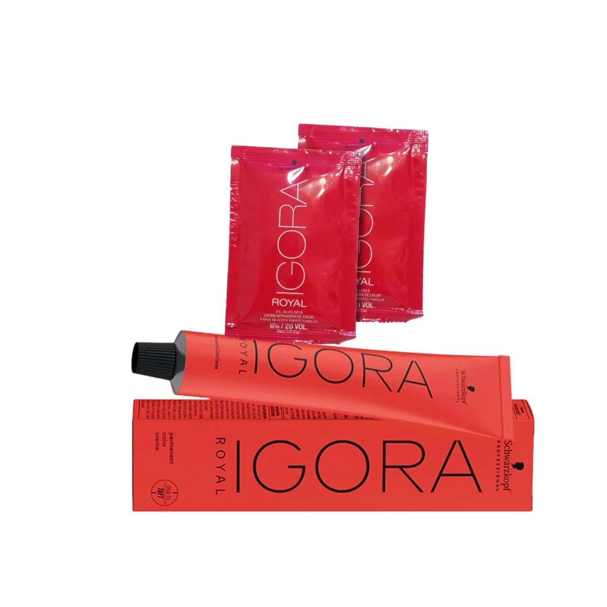 Tintura Igora Royal 5 -6 Castaño Claro Chocolate +Activador