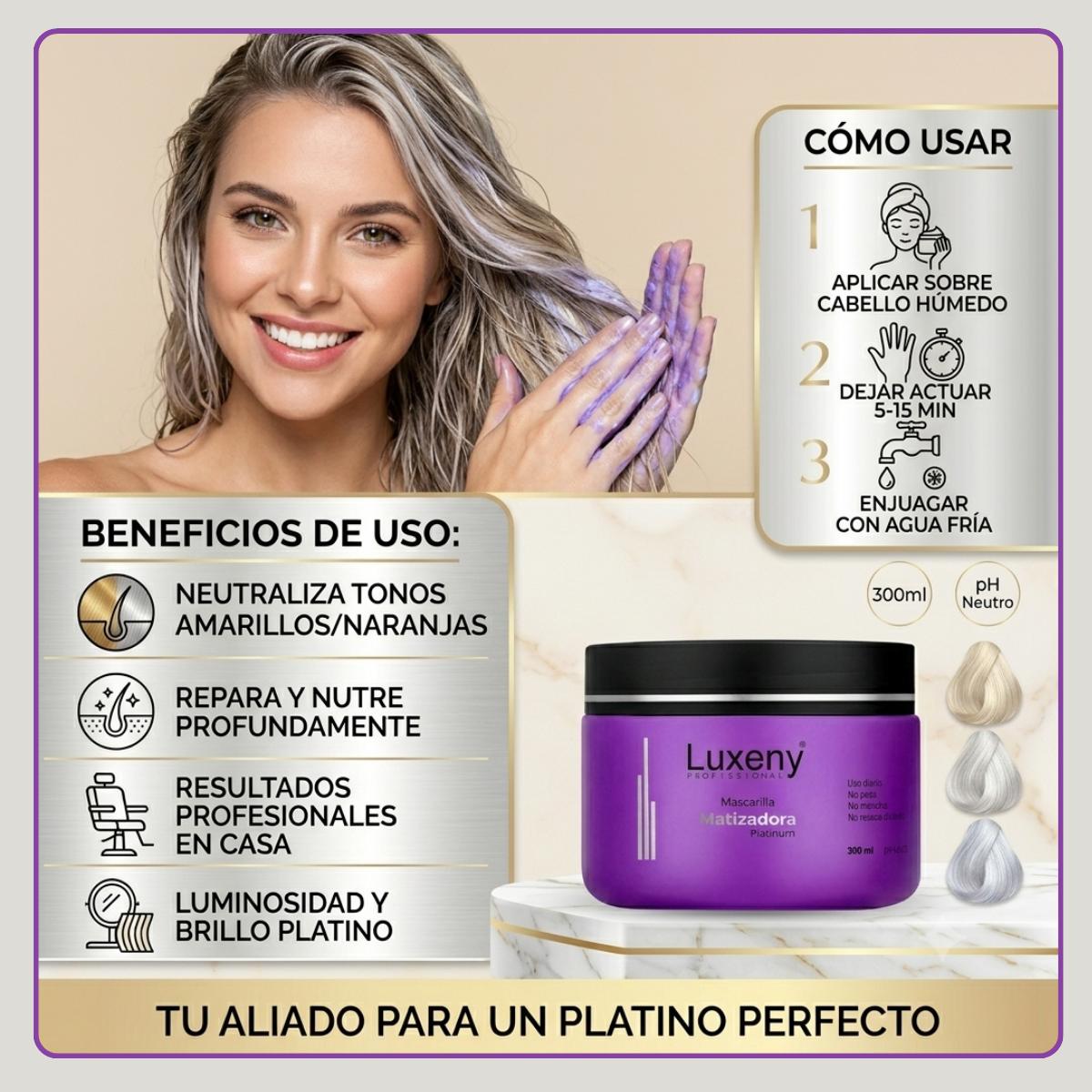 Mascarrilla Matizador Platinum 300 grs