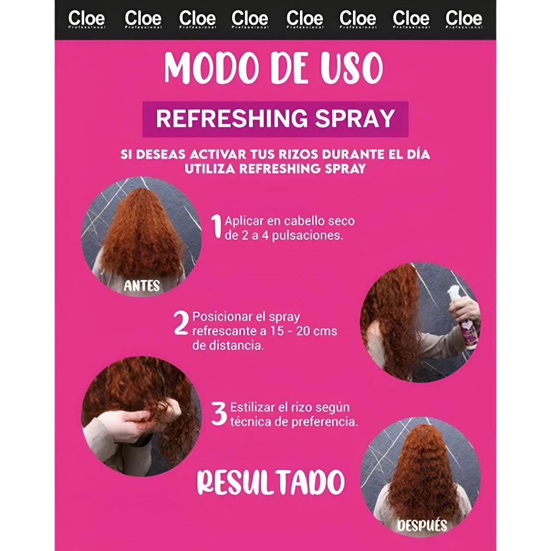 Refreshing Spray Leve In Starnge Love My Curls 250 ml Cloe Professional