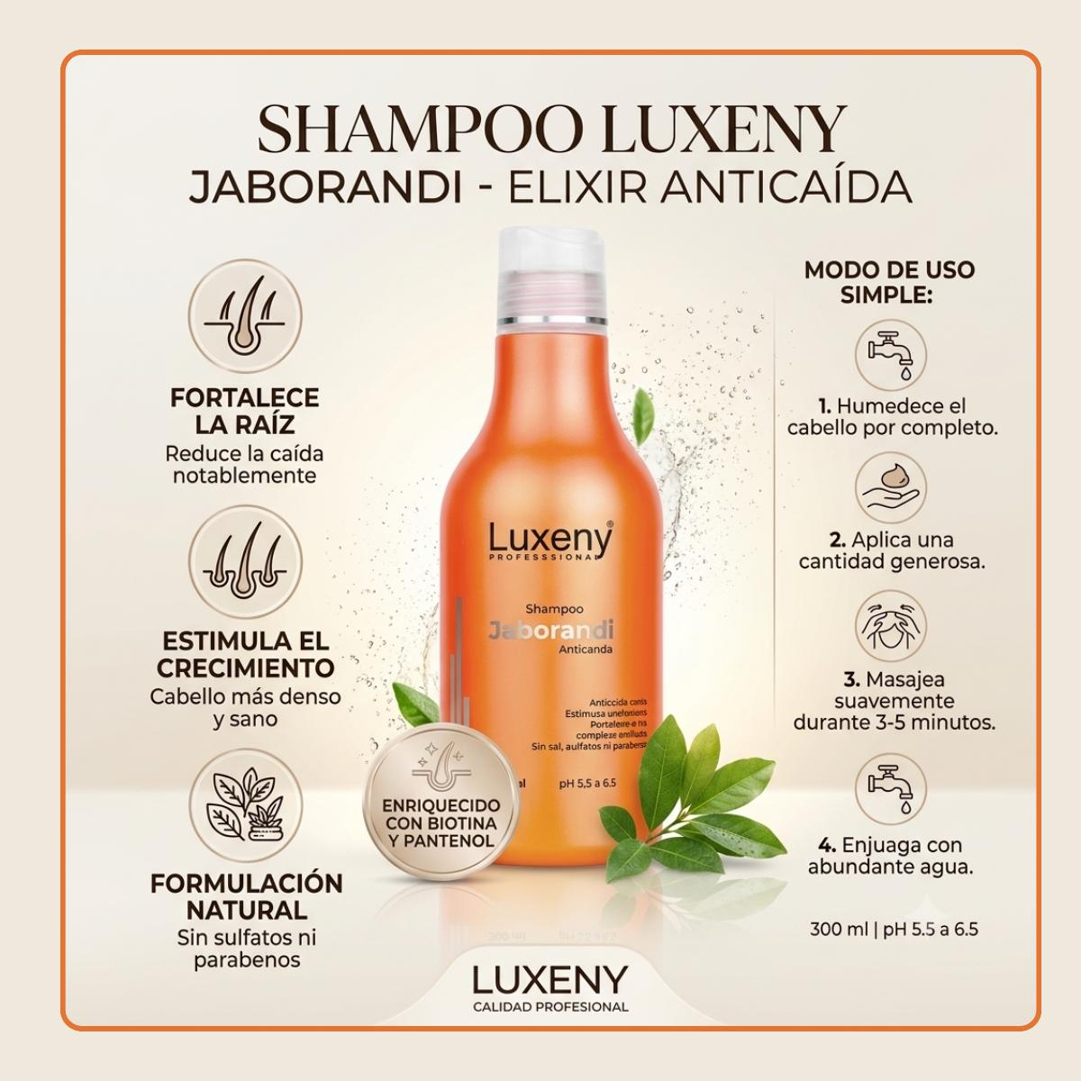 Shampoo Anticaida Jaborandi 300 ml