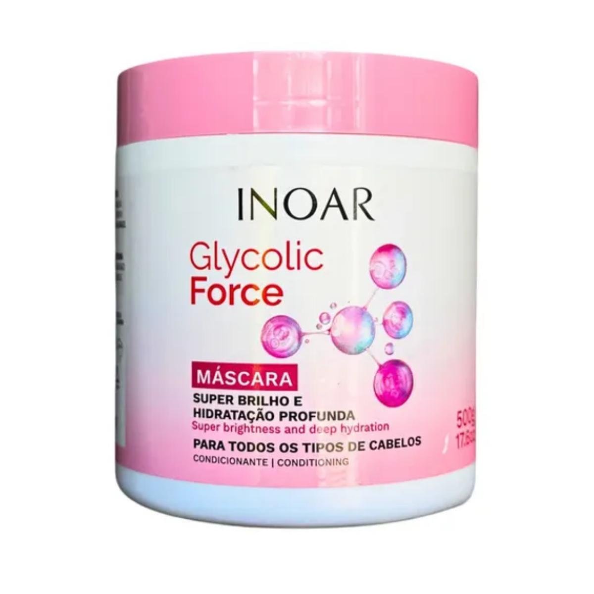 Mascara Glycolic Force 500 g Inoar
