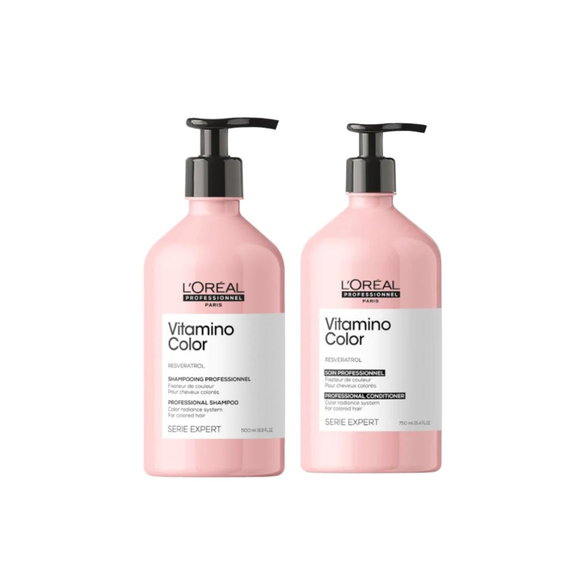 Shampoo y Acondicionador Vitamino Color Pack 500 Ml C/U