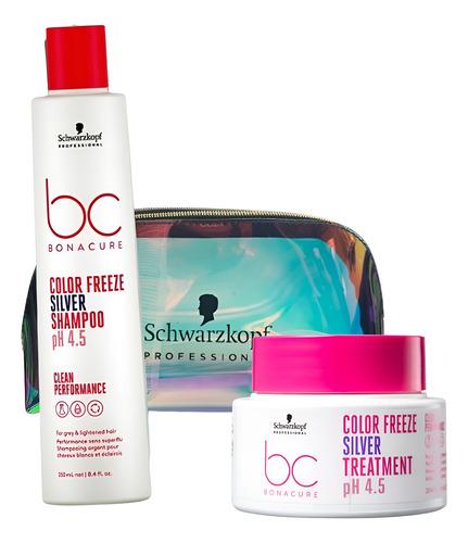 Kit Shampoo + Máscara Color Freeze Silver Ph 4.5 Schwarzkopf