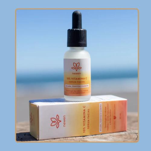 Serum Facial Vitamina C 10%. 30 Ml. Newen Todo Tipo De Piel Día/noche
