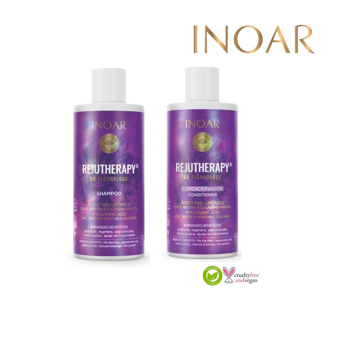 Shampoo y Acondicionador Rejutherapy 5G Technology Ácido Hialurónico 400 Ml