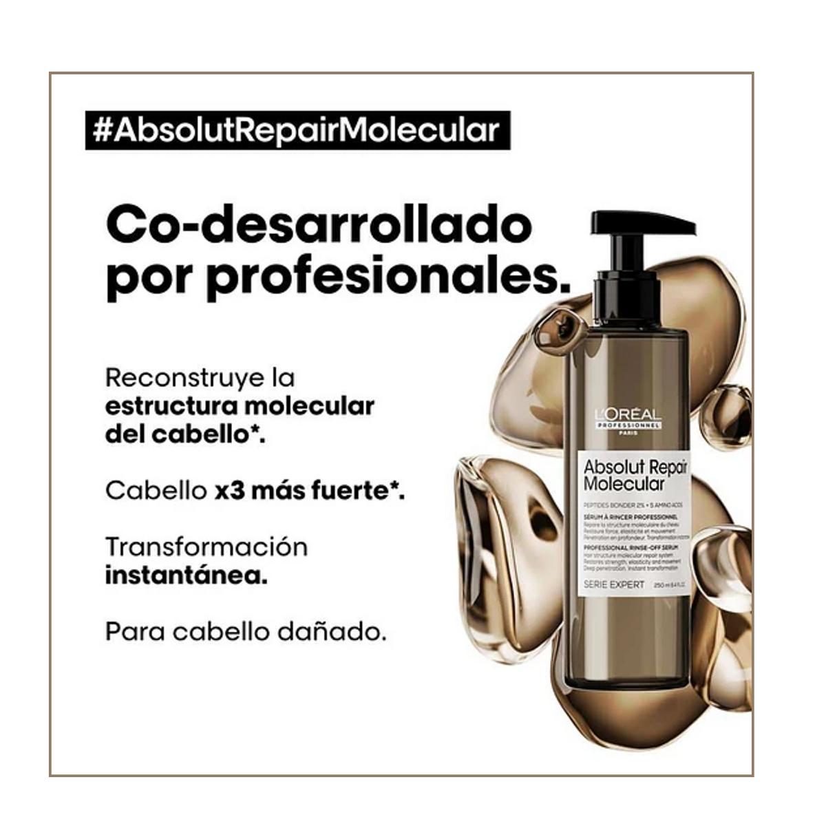 Spray Pre-Tratamiento Para Cabello Dañado Molecular 250 ml