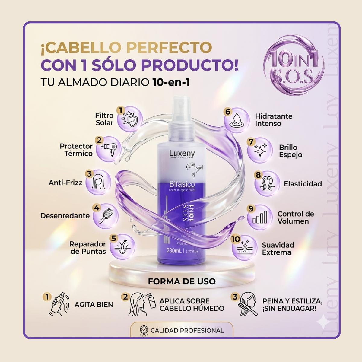 Spray Bifásico 10 en 1 230 ml