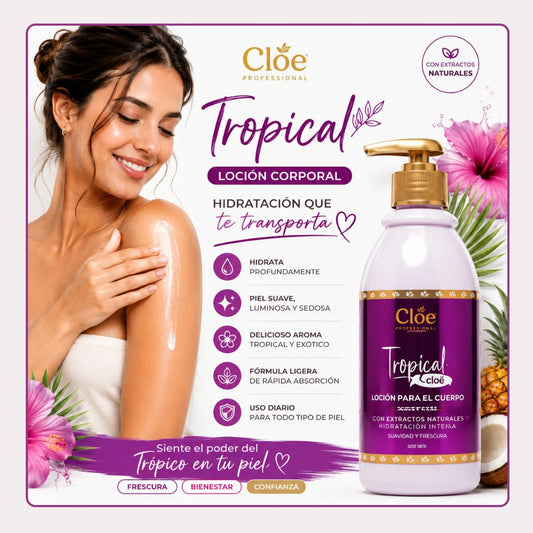 Locion Tropical Cloe Professional 500 ml