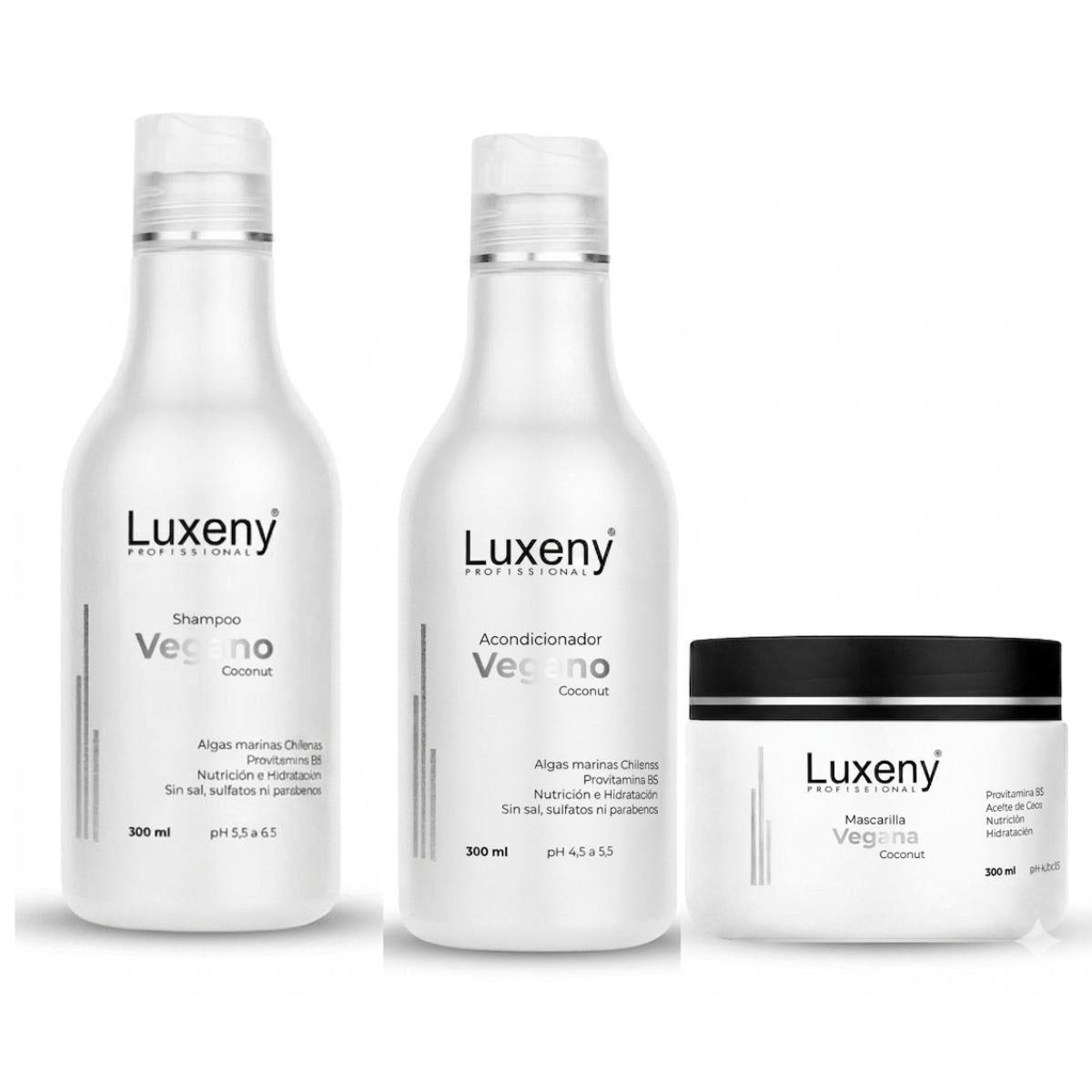 Shampoo, Acondicionador y MascarillaVegano Coconut  300 ml