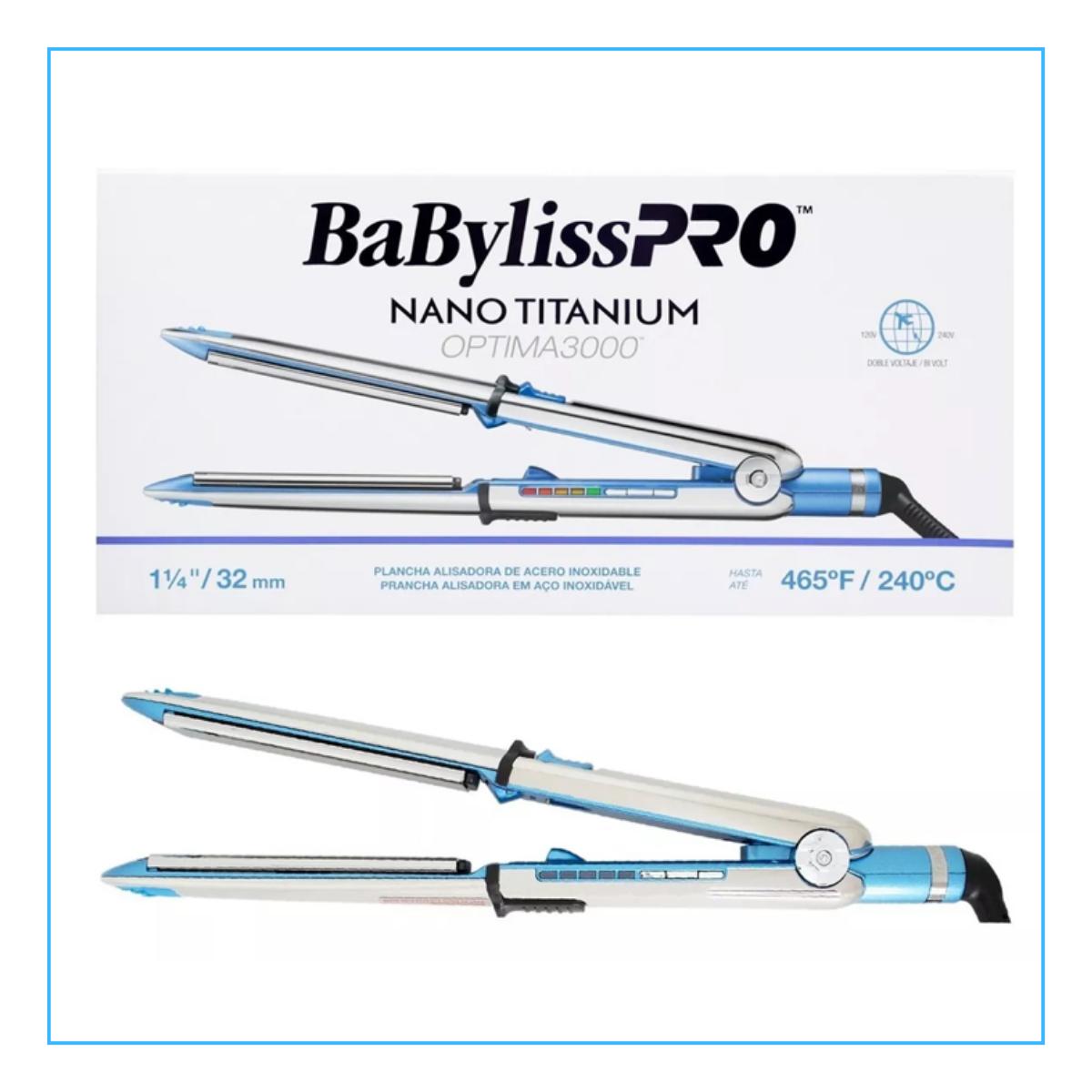 Plancha De Pelo Babylisspro Nano Titanium Optima 3000