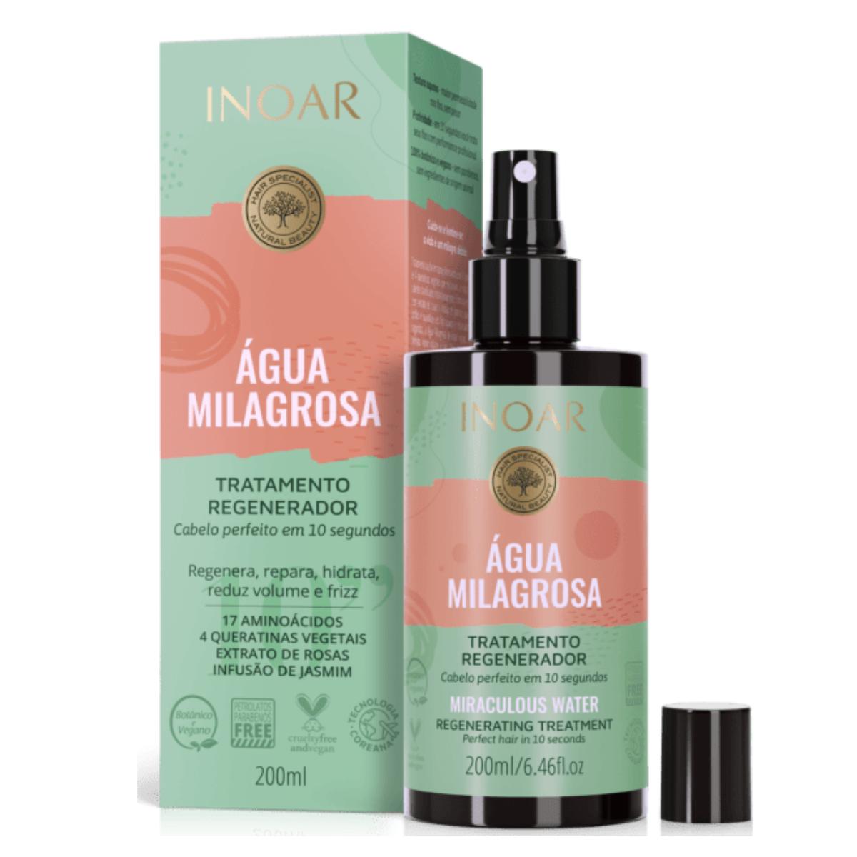 Agua Milagrosa Tratamiento Regenerador 200 ml Inoar
