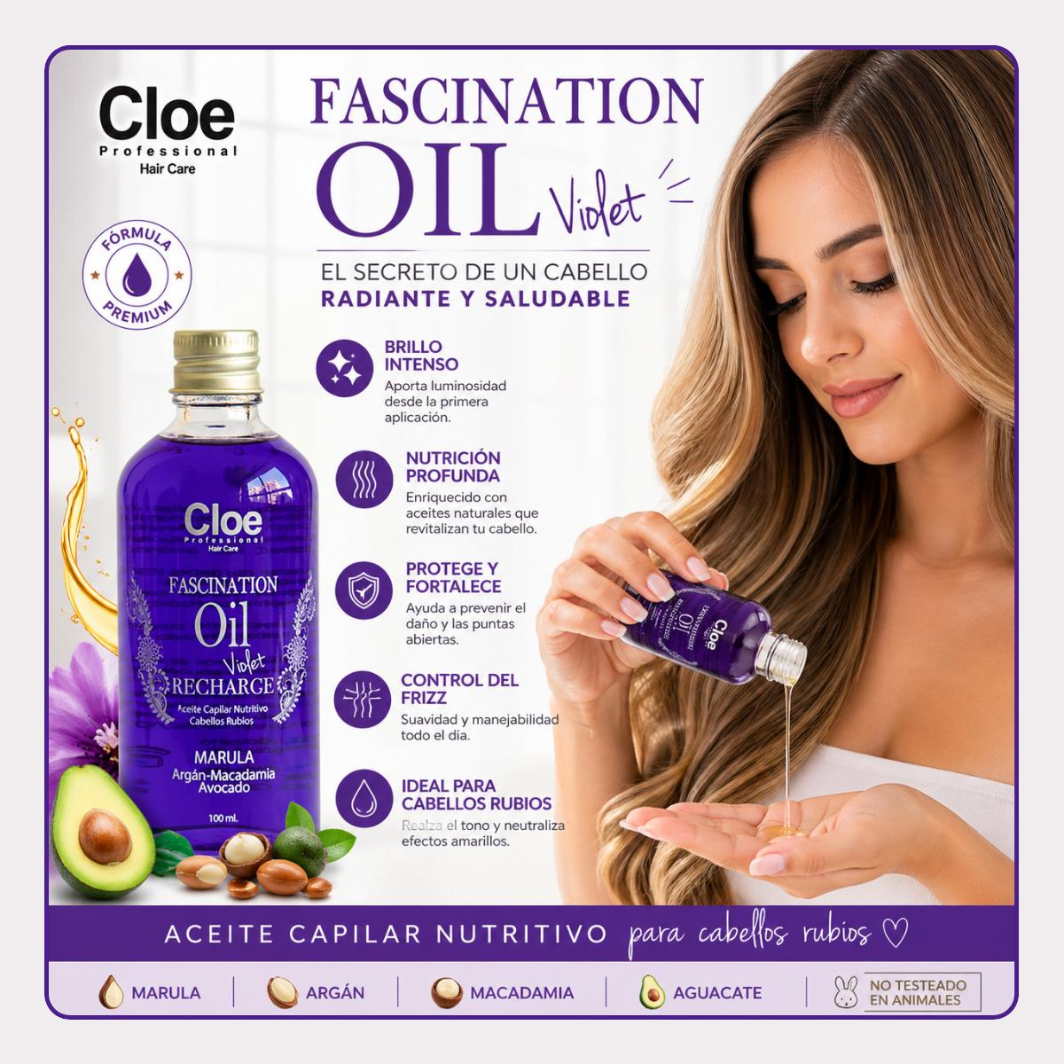 Serum Fascination Oil Violet Recharge 100 ml