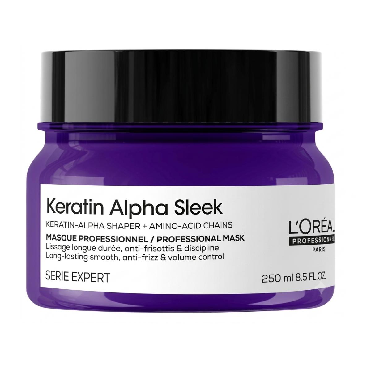 Keratin Alpha Sleek Mask 250 ml Loreal