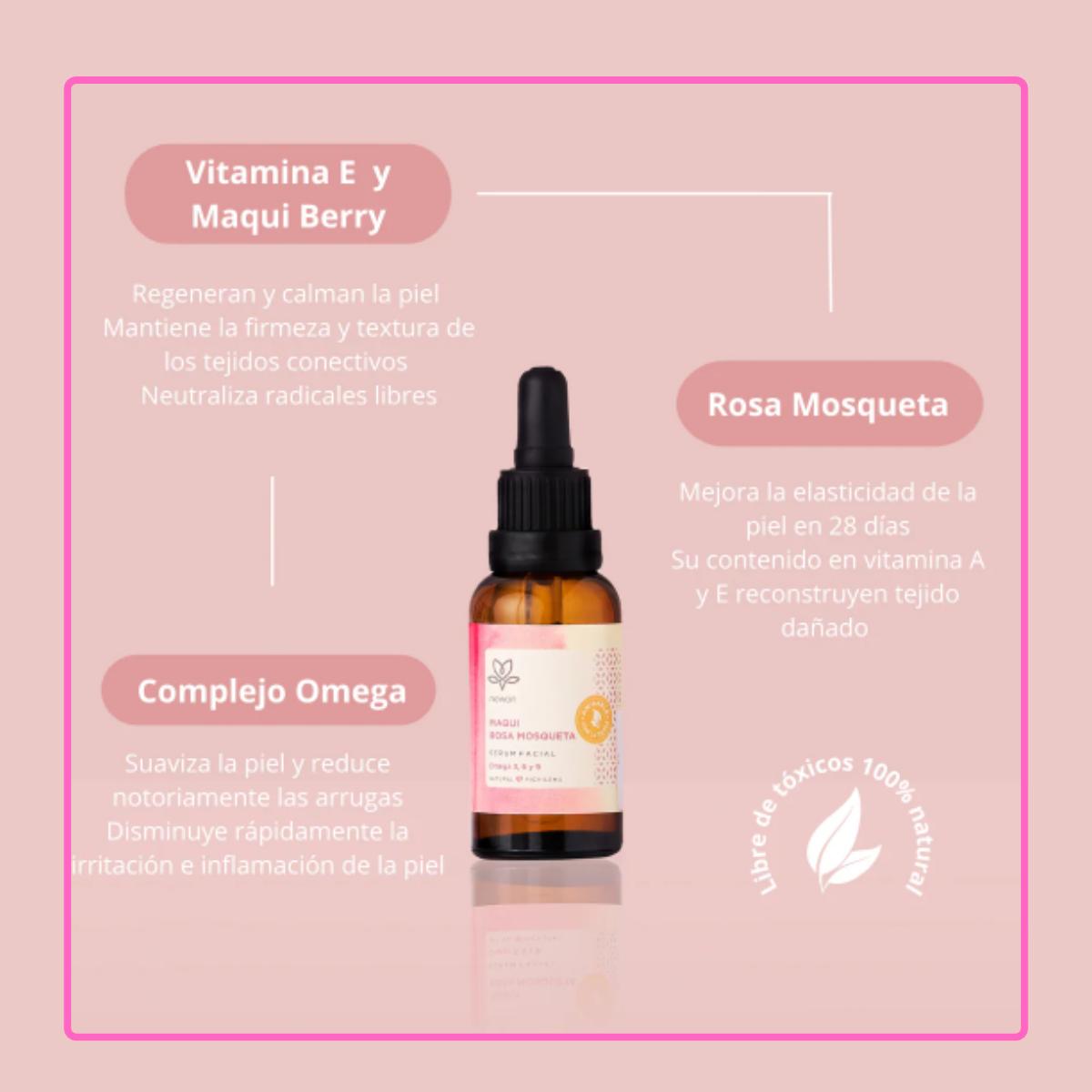 Serum Facial Maqui Rosa Mosqueta Newen 30 ml