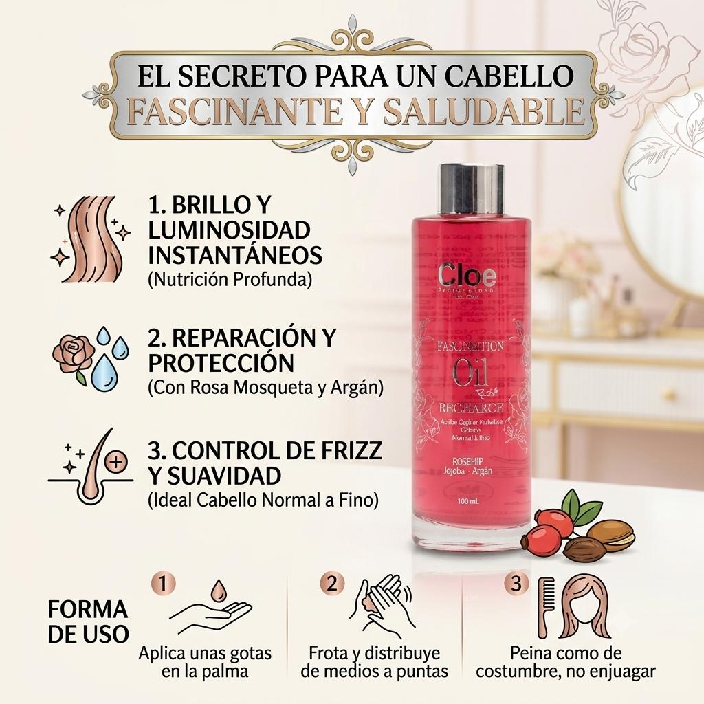 Serum Fascination Oil Rose Recharge 100 ml