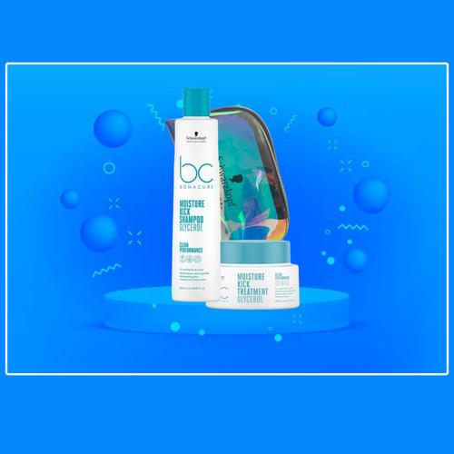 Kit Shampoo + Máscara Bc Moisture Kick Glycerol Schwarzkopf.