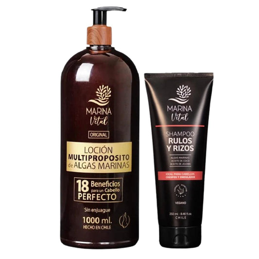 Multiproposito 1000ml+shampoo Rulos 250ml Marina Vital Pack