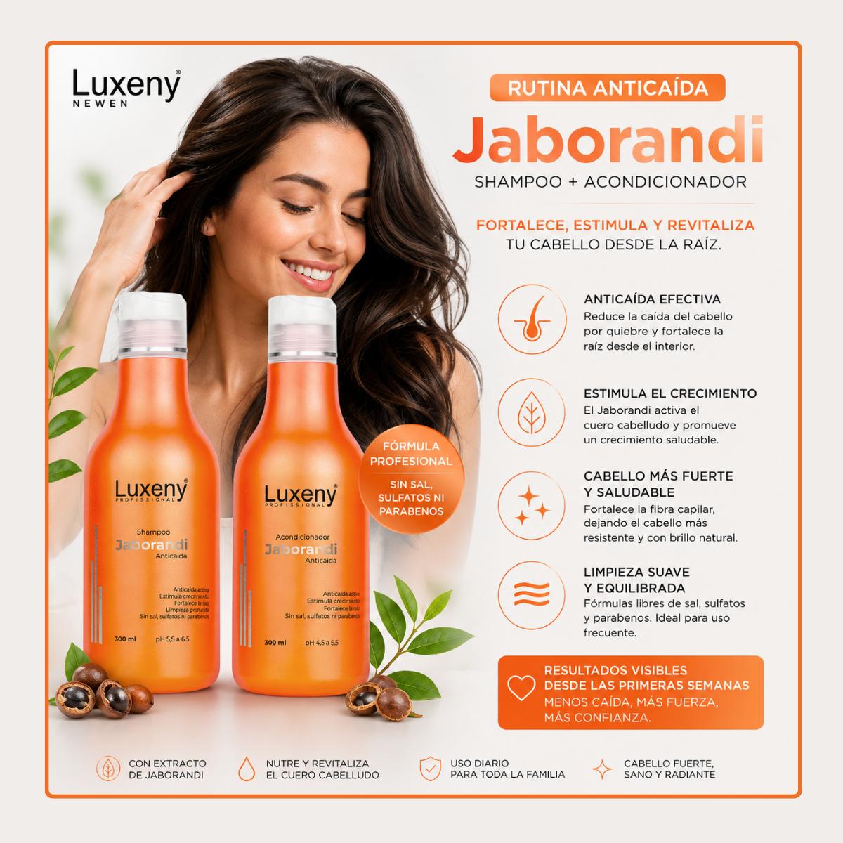 Shampoo y Acondicionador Anticaida Jaborandi 300 ml