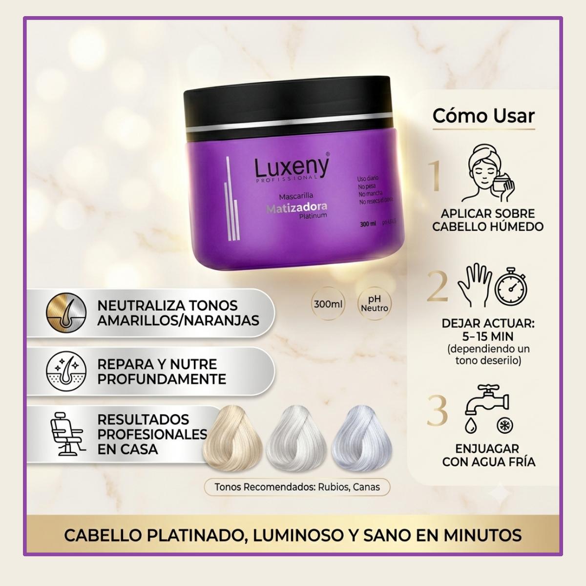 Mascarrilla Matizador Platinum 300 grs
