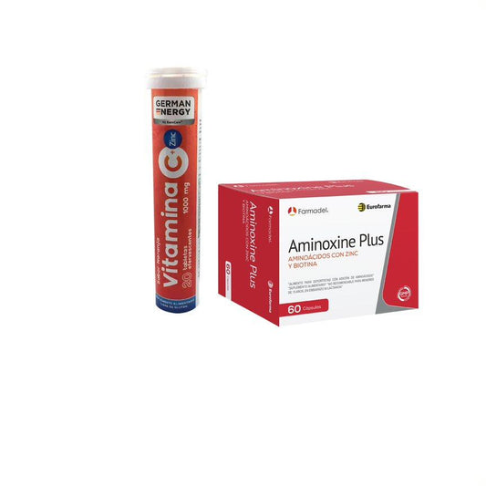 Aminoxine Plus + Vitamina C+Zinc