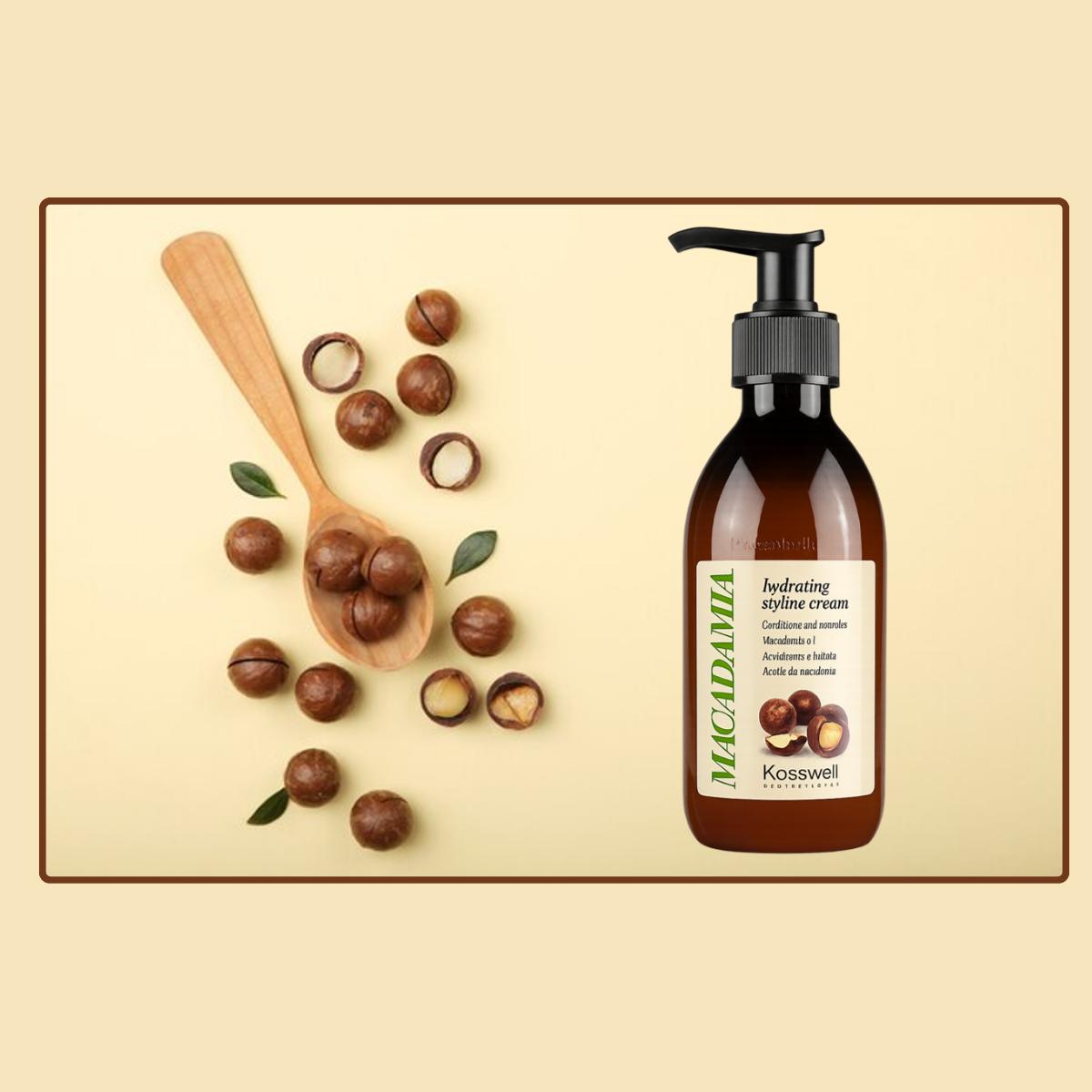 Kosswell  Macadamia Crema  Hidratante para peinar 250ml