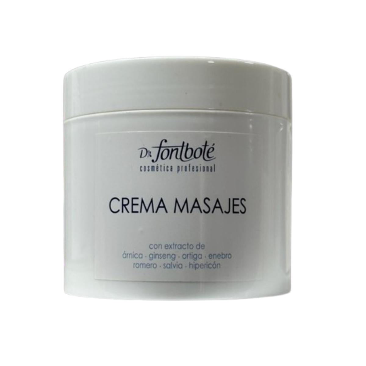 Crema para Masajes 500 gr Dr Fontbote