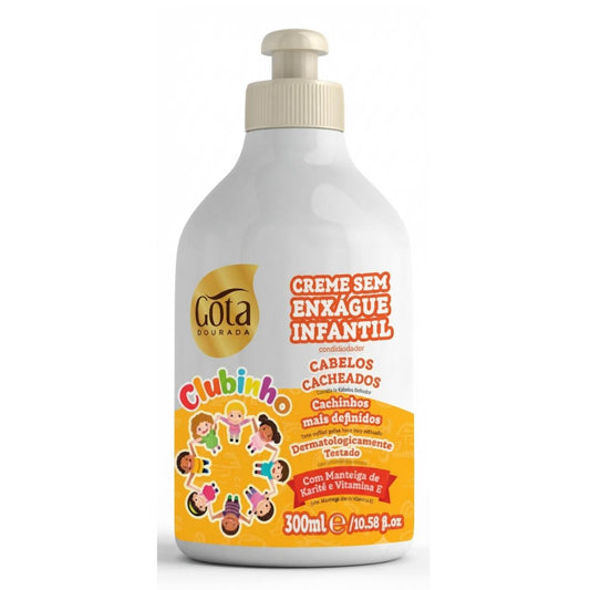 Crema De Peina Clubinho Cabellos Rizados 300 Ml Gota Dorada