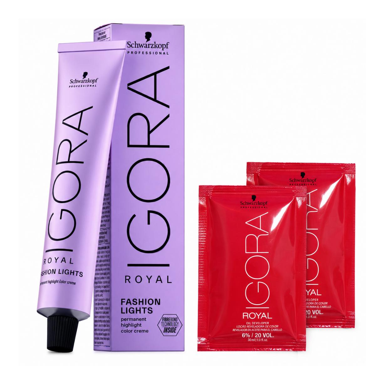 Tintura Igora Fashion Lights L-00 Natural Intenso +Activador