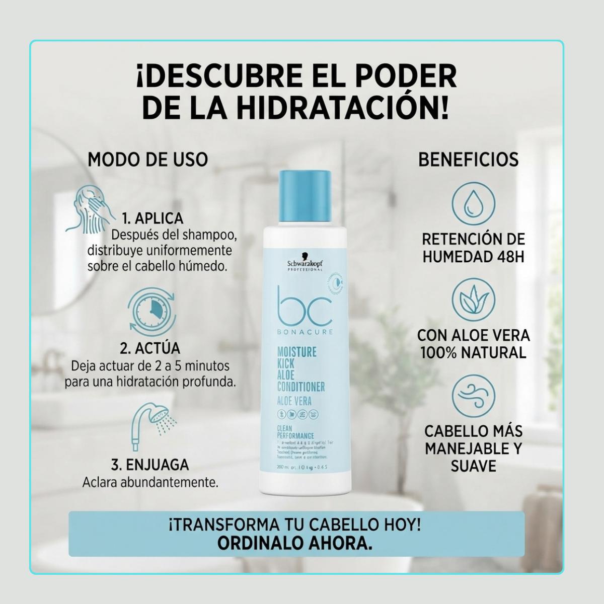 Acondicionador Moisture Kick Aloe Vera 200 ml