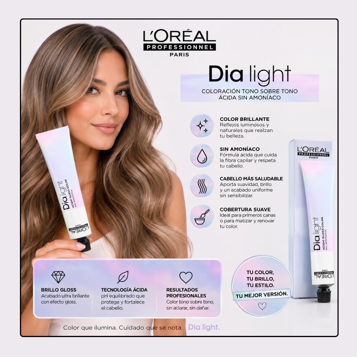 Tintura LP Dia Lights 9.1 Rubio Muy Claro Ceniza 60 ml